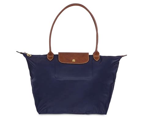 longchamp tote navy.